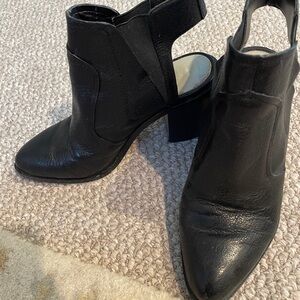 1. State Black Heeled Ankle Boots